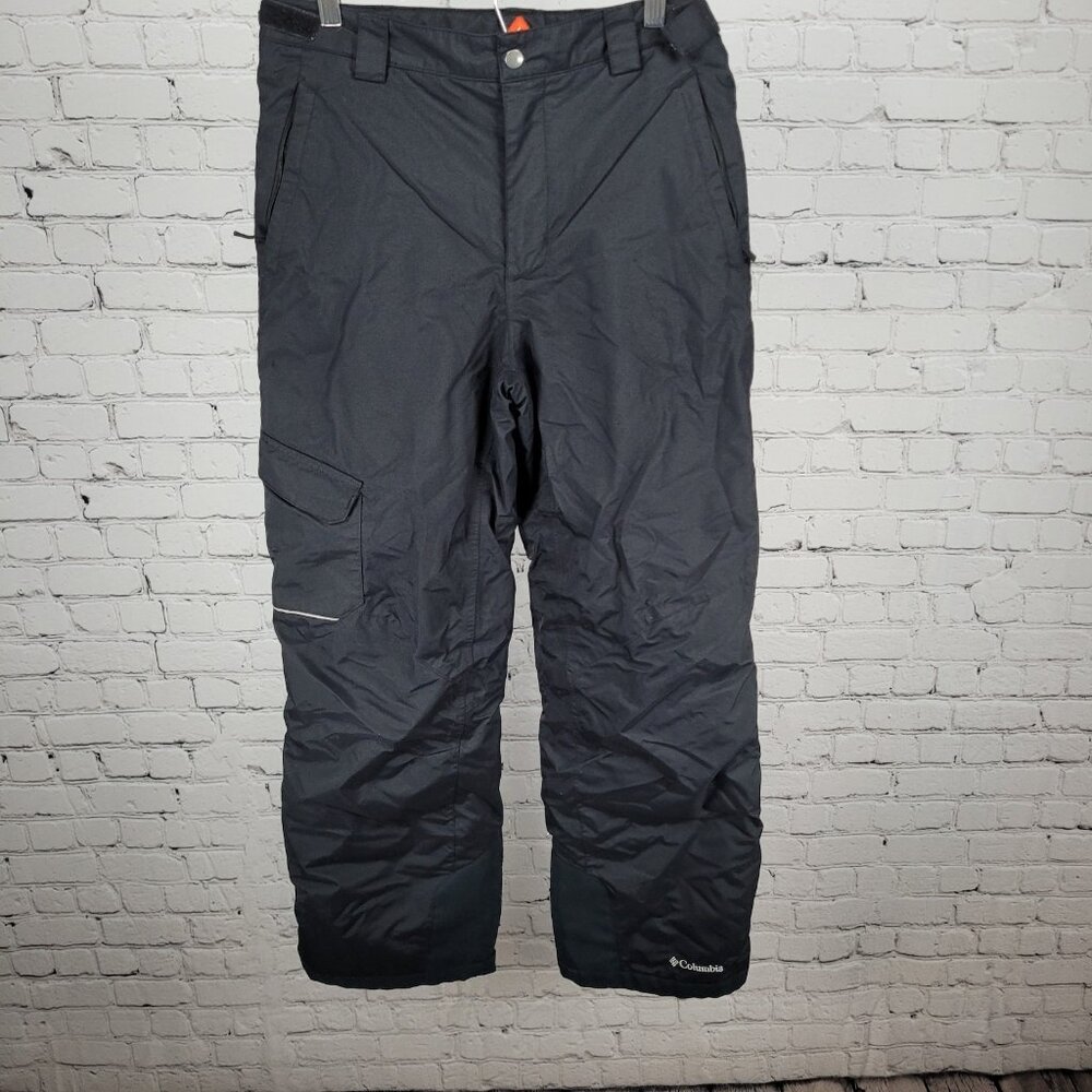 Columbia Black Bugaboo Adjustable Omni Heat Snow Pants Youth Size XL (28x30)
